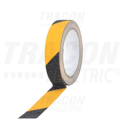 Banda antiderapare de marcare, galben-neagra SRTYB50 5m × 50mm