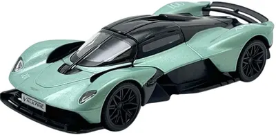 Mașinuță metalică Re-El Toys - Aston Martin Valkyrie 2023, 1:43, verde