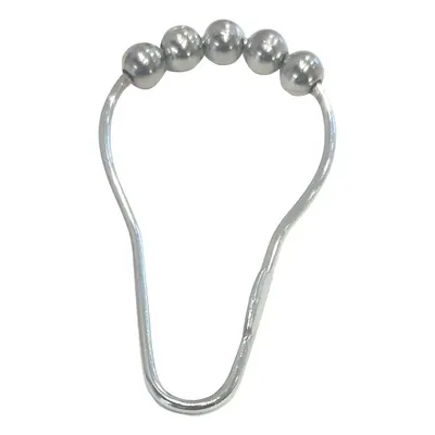 Cârlige pentru perdea de duș argintiu-lucios 12 buc. 3,5 cm Anello – Spirella