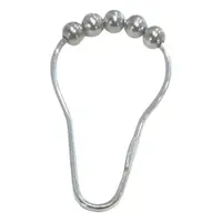 Cârlige pentru perdea de duș argintiu-lucios 12 buc. 3,5 cm Anello – Spirella