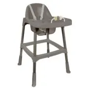 Scaunel cu masuta pentru bebelusi, Stone Grey