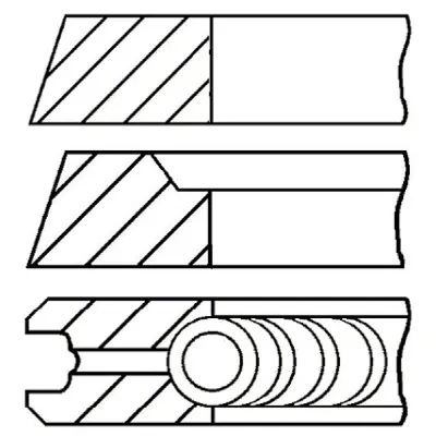 Set segmenti piston GOETZE ENGINE 08-501800-00