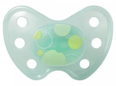 Suzeta din silicon Baby Nova - Dentistar, marimea 3, buline