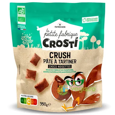 Pernute pentru Copii cu Crema de Ciocolata si Alune de Padure Ecologice/Bio 350g