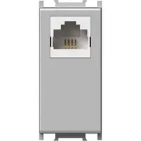 Priza TEL LT RJ11 8/4 1M arg, TEM Modul TEM-KM30ES-U