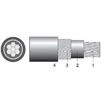 Cablu din aluminiu bransament aerian ACB2XCY 25/25