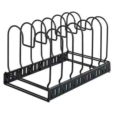 Suport veselă bucătărie Wenko Basic, negru