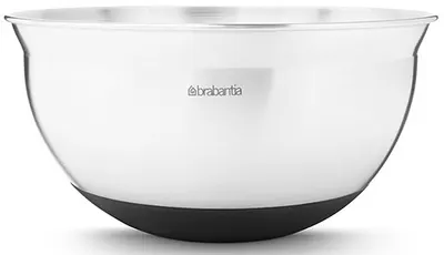 Bol de amestecare Brabantia - 1.6 l, Matt Steel/Black