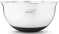 Bol de amestecare Brabantia - 1.6 l, Matt Steel/Black