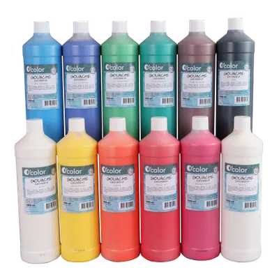 Guasa lavabila pentru pictura 1000 ml Alb