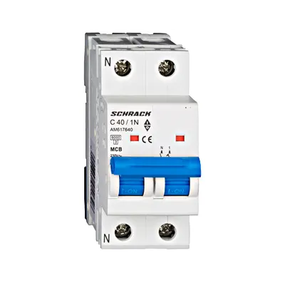 Intreruptor automat modular MCB, AMPARO 6kA, C 40A, 1P+N