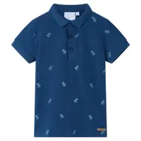 Tricou polo pentru copii, albastru închis, 104