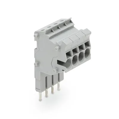 Modular TOPJOB®S connector; modular; for jumper contact slot; 4-pole; 2,50 mm²; gray