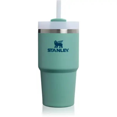 Stanley Quencher H2.O FlowState™ Tumbler pahar din oțel inoxidabil cu pai mic Spring Green 1 buc