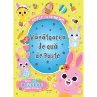 Activitati cu autocolante, Litera, Vanatoarea de oua de Paste
