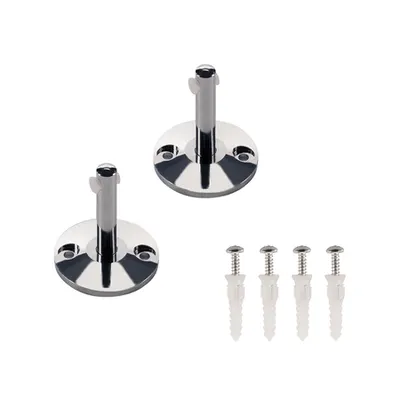 Iluminat decorativ pe sina, Melodii TENSEO, crom pentru sistemul de joasa tensiune cablu, crom, 2 piese, 6cm