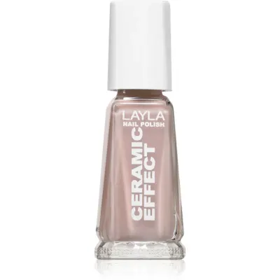 Layla Cosmetics Ceramic Effect lac de unghii culoare N. 69 Siky Beige 10 ml
