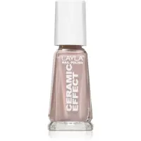 Layla Cosmetics Ceramic Effect lac de unghii culoare N. 69 Siky Beige 10 ml