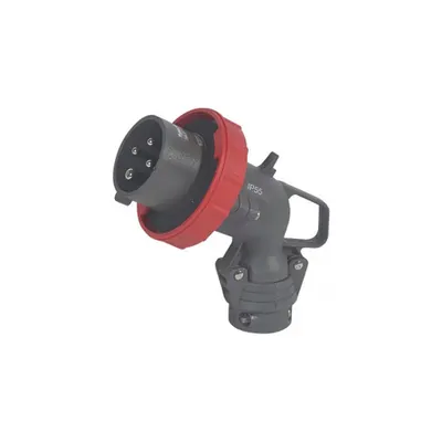 Stecher inclinat Hypra - IP66/67-55 - 16 A - 380/415 V~ - 3P+E - plastic