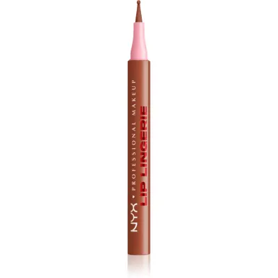 NYX Professional Makeup Lip Lingerie repara buzele pentru un efect de lunga durata culoare 02 Naughty Nude 1 ml
