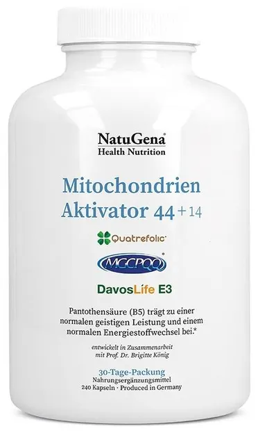 Mitochondria Activator 44+14, 240 capsule, NatuGena