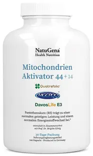 Mitochondria Activator 44+14, 240 capsule, NatuGena