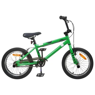 vidaXL BMX 16 Inci pentru 5-8 ani Verde