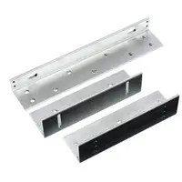 Suport inoxidabil din duraluminiu pentru montarea electromagnetilor de 500 kgf cu buzzer la usi cu deschidere in interior MBK-500ZL-BZ