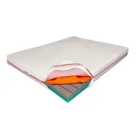 Saltea de pat Ortopedica, din Spuma cu Memorie, 120x200- Rainbow, Reversibila