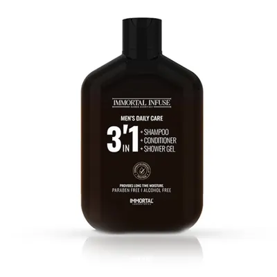Sampon pentru par 3 in 1 (sampon,balsam,gel de dus) - IMMORTAL - 500 ml
