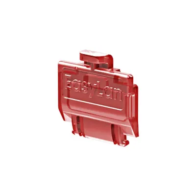 preLink/fixLink Dust Cover Red (transparent) 50 pcs.