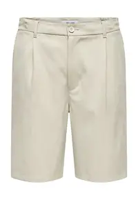 Pantaloni scurti barbati Sons - 22032473 - Poliester reciclat/Viscoza - Bej - Bej