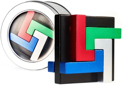 Puzzle metalic de logică Eureka - Quad L