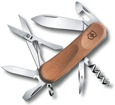 Cuțit de buzunar elvețian Victorinox – EvoWood 14, 12 functii