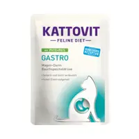 Hrana umeda pentru pisici Kattovit Feline Diet Gastro cu Curcan si Orez 85 gr