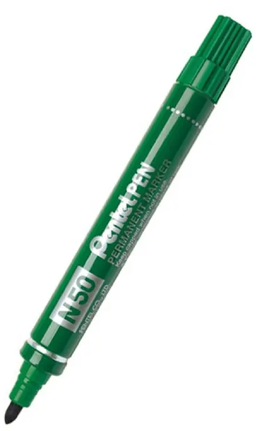 Marker permanent Pentel N50 - 2.0mm, verde