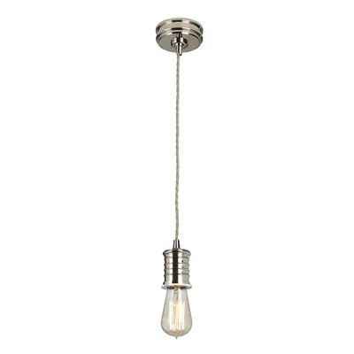 Lampa suspendata Douille 1 Light Pendant – Polished Nickel