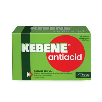 Kebene Antiacid, Terapia SA | 40 comprimate