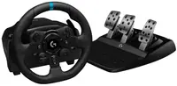 Volan cu pedale Logitech - G923, PS4/PS5/PC, negru