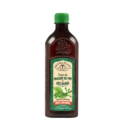 Sirop de pin si patlagina, 500ml, Aroma Plant Bonchis
