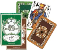 Cărți de joc Piatnik - model Bridge-Poker-Whist, maro