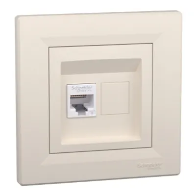 Asfora, Priza de date RJ45 cat.6 UTP crem