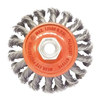 Perie Cilindrica Plata Sarma Rasucita, 100 mm, Profesional, Harden