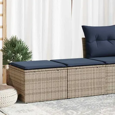 Gossi set mobilier gradina cu perne 2 piese gri poliratan/lemn acacia