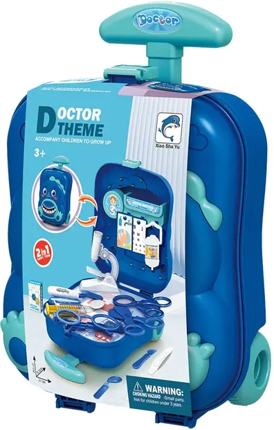 Set de joacă Yifeng - Cabinet medical într-o valiză cu roți