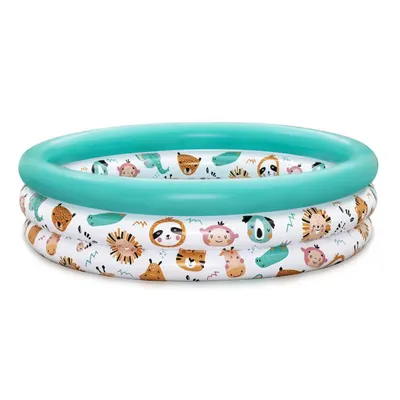 Bestway Safari Pals Kids Paddling Pool, Inflatable Paddling Pool, Kiddie Pool