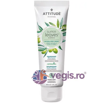Crema de Corp Hranitoare cu Frunze de Maslin Super Leaves 240ml