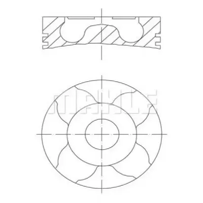 Piston Mahle Original 229 04 00