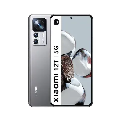 Telefon Xiaomi12T 5G EU, 8GB RAM, 256GB, Silver, Dual Sim, Camera Tripla: 108 MP, procesor MediaTek Dimensity 8100-Ultra