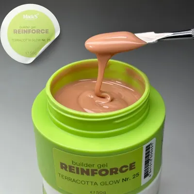 Reinforce Builder Gel Terracotta Glow 25/50g Macks - REBGSG-50
